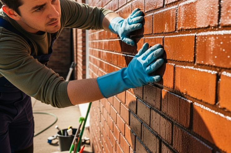What Homeowners Should Know About Mortar Haze (And How We Remove It Safely)